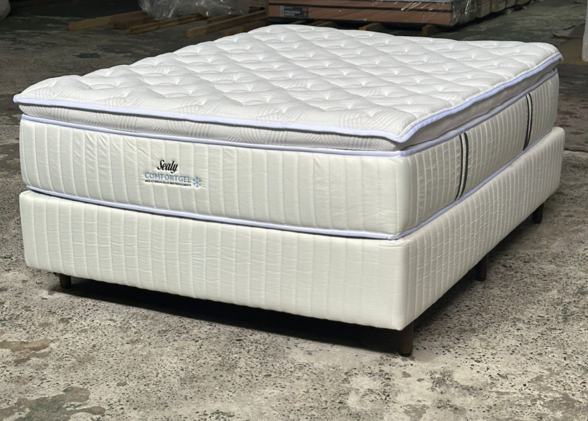 Colchão Sealy Comportgel 138x188x Molas Ensacadas Individalmente Plumatex - Imagem 3