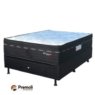 Conjunto Topázio Turguia  Casal 138 x188x77 Cor Black Topázio