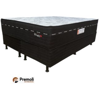 Conjunto Topázio Turguia Queen 158 x198x77 Cor Black Topázio