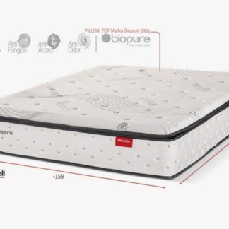 Colchão D45 Biopure Pillow Top Queen Reconflex 158x198x30