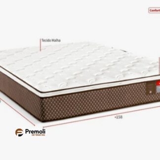 Colchão Queen Molas Ensacadas Evolution Pillow Top 158x198x32
