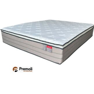 Colchão Protettore Pillow Top Casal 138x188x32  Mola Miralastic Pro 220Kg  Reconflex - Cinza