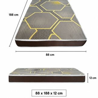 Colchão D20 88X188X12Cm Max Saúde Selado Até 50 kg Reconflex