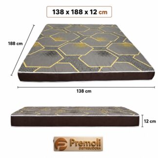 Colchão Casal D20 138x188x12Cm Max Saúde Selado Até 50 kg  Reconflex