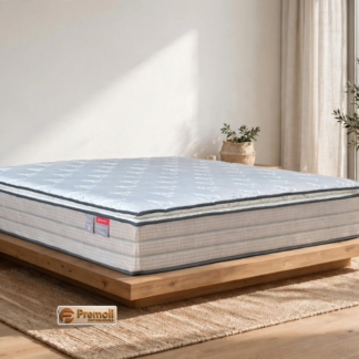 Colchão Protettore Pillow Top Queen 158x198x32 Mola Miralastic Pro 220Kg Reconflex – Cinza