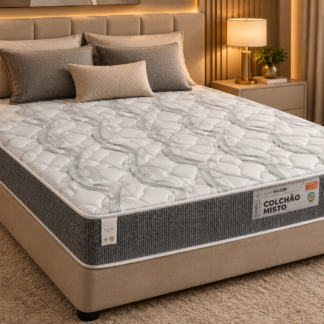 Colchão Super Falcon 158x198x24 100% Espuma Suporte 150KG PLUMATEX