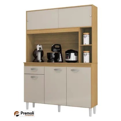 Kit Duda 120 cm Damasco Off White Poquema