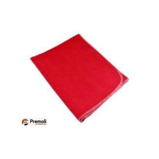 Flanela Luxo 38CmX58Cm Cor  Vermelha