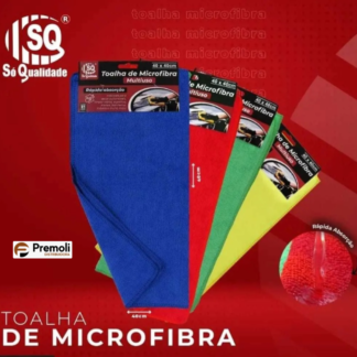 Toalha Multi Uso 1 Peça Microfibra 40x40  Cor Sortido