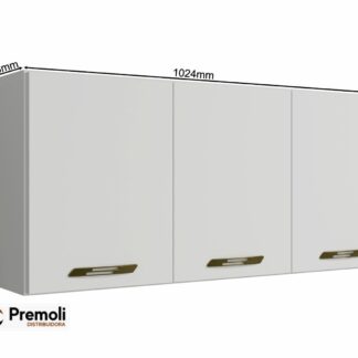 Aereo 3  Portas cor branco  premoli