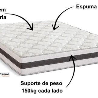 Colchão d45 Max Saúde  Selado premium  138x188x28 Reconflex