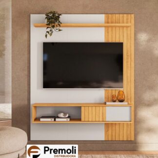 painel cosmo 1.5 cor cedro/Bali  DJ Moveis