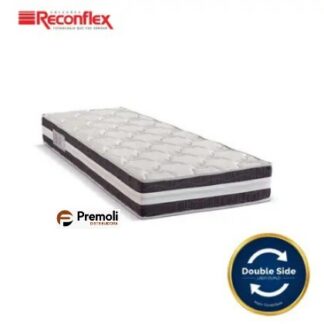 Colchão  d33  reconflex max saúde premiu tecido malha solteiro 88 x 188 x 20