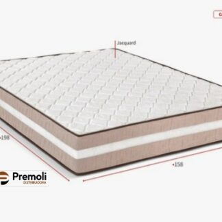 Colchão Ortopédico AG70 Gold Flex Premium 158x198x30 cm -Até 150 kg EPS Reconflex