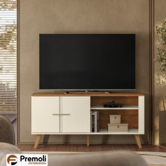 Bancada Ilhéus para TV até 55” - Mobler - Off White
