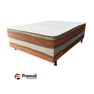Cama Box D28 Luxo Premoli 138 x 1.88 x Alt. 60 cm Telha  Variação de Cor Estamparia