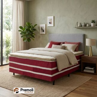 Cama Box D28 Luxo Premoli 138 x 1.88 x Alt. 60 cm Variação de Cor Estamparia