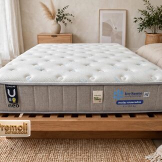 Colchão Ice Sense 138X188X Molas Ensacadas 150 kg Plumatex