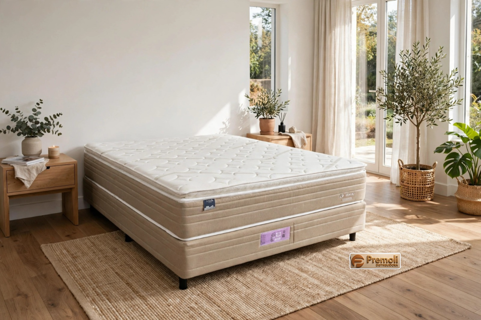 Conjunto Dr Spring 158X198X70 Molas Ensacadas 120 kg Plumatex