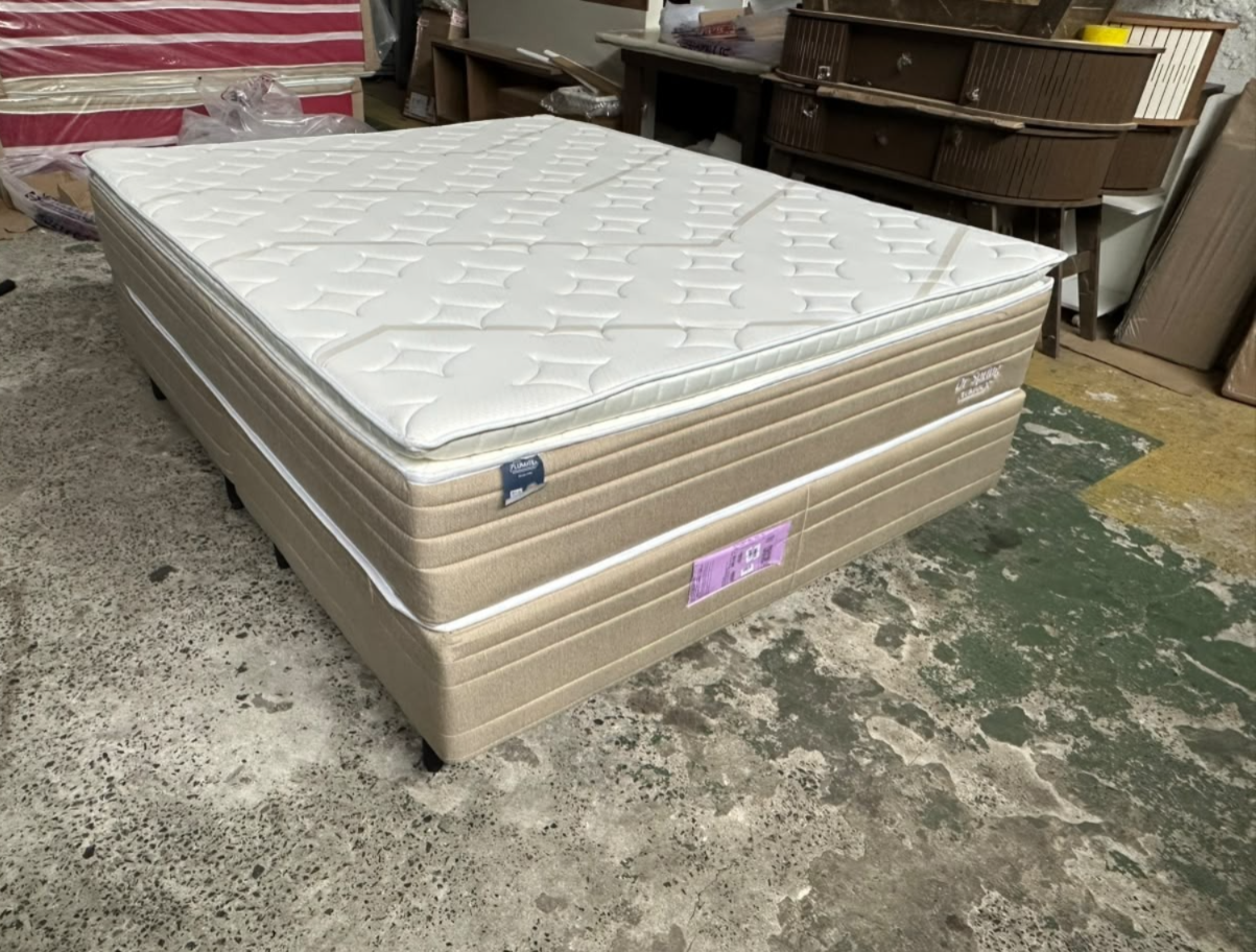 Conjunto Dr Spring 158X198X70 Molas Ensacadas 120 kg Plumatex - Imagem 2
