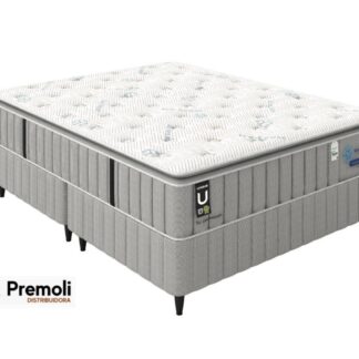 Conjunto Liz Premium 158X198X74 Molas Ensacadas D45 150 kg Plumatex tecido aice