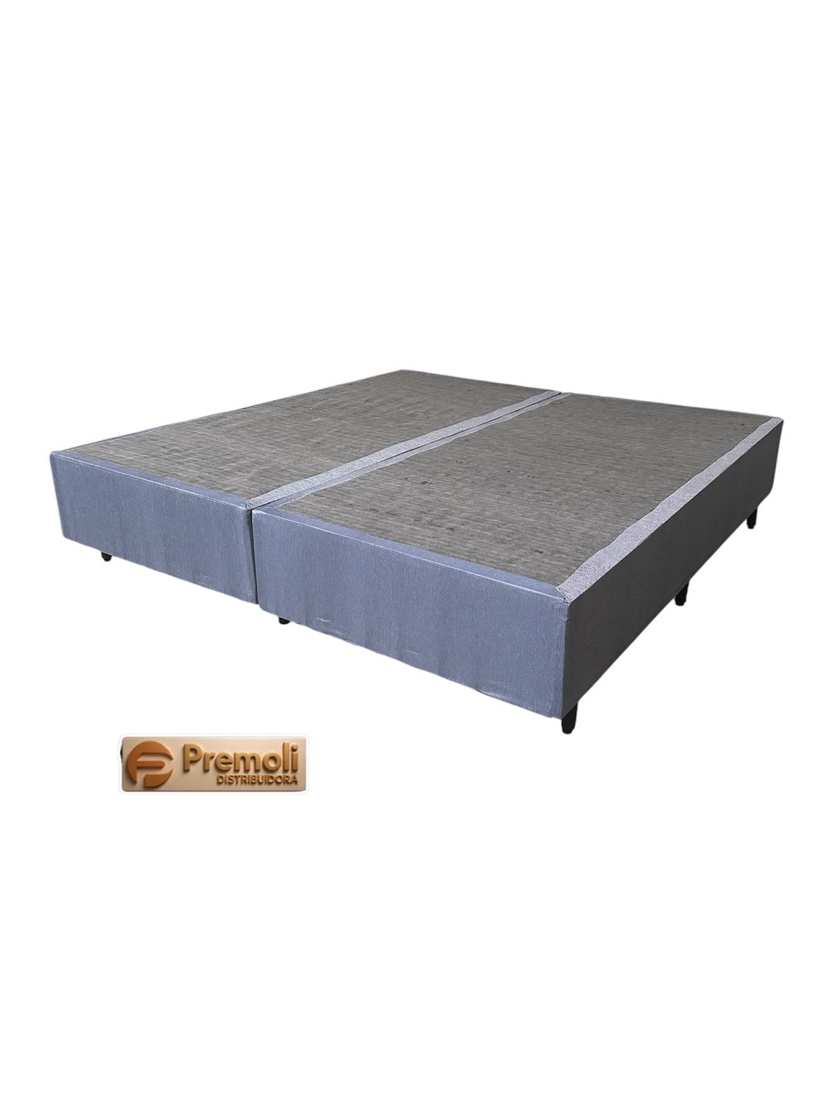 Base Duro Spring 158X198X30 Cor Azul PLUMATEX