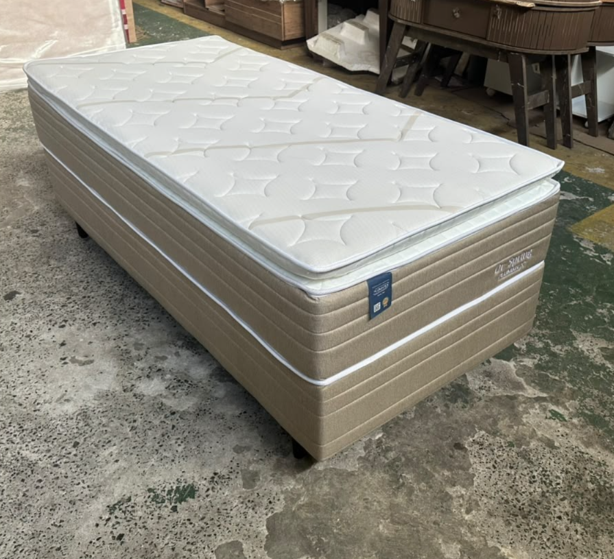 Conjunto Dr Spring 88X188X70 Molas Ensacadas 120 kg Plumatex - Imagem 2