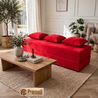 Bicama Suede Premoli Cor Vermelho Podem Ter Variações de Tonalidade