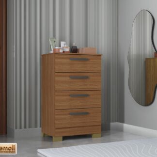Cômoda 867 4 Gavetas Cinamomo  – Poquema