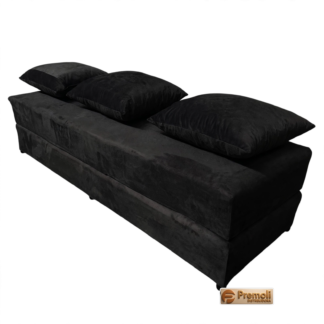 Bicama Suede Premoli Cor Preto Podem Ter Variações de Tonalidade
