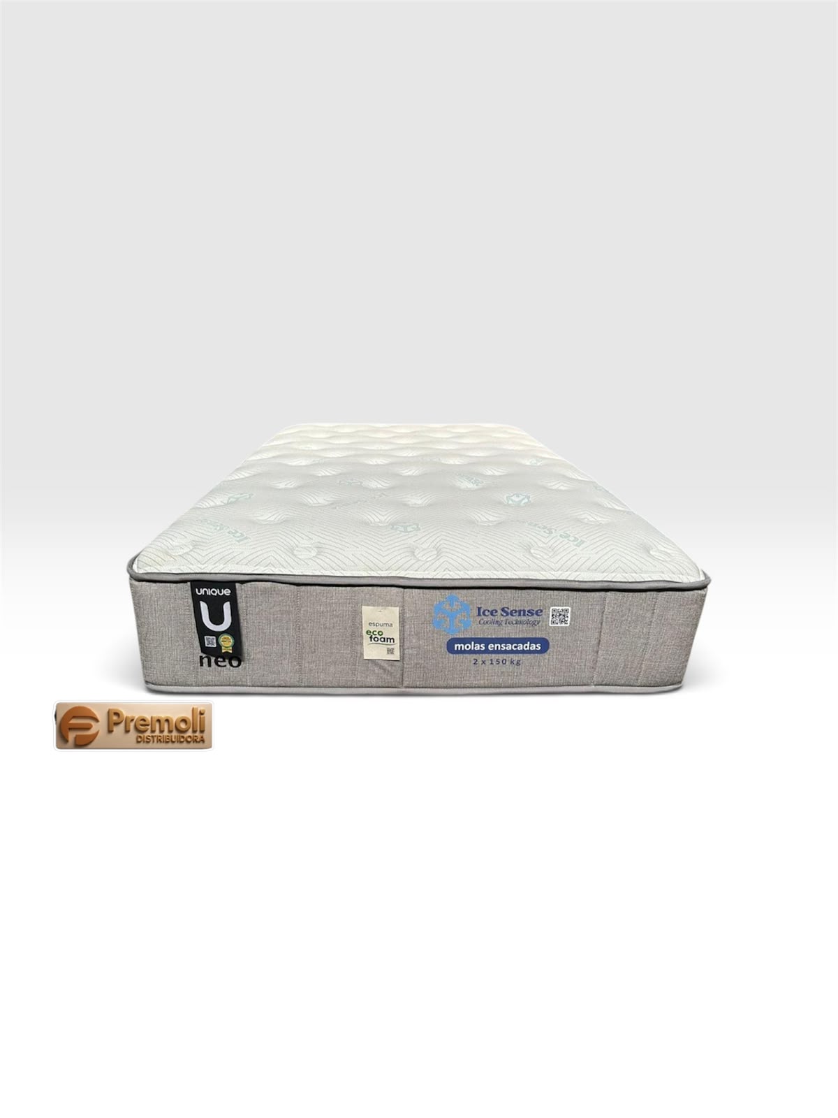 Colchão Ice Sense 108X198X 26 Molas Ensacadas 150 kg Plumatex