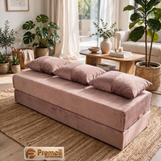 Bicama Suede Premoli Cor Rose Podem Ter Variações De Tonalidade
