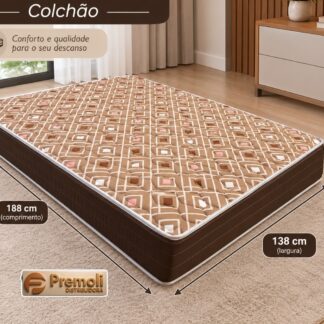 Colchão D45 Max Saude Selado 138x188x20 Cm Reconflex