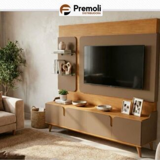 Home Avelan Veneto Para TV Até 55" - Freijó / cafe avelan