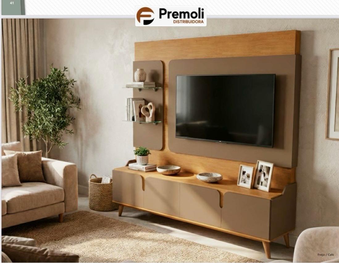 Home Avelan Veneto Para TV Até 55" - Freijó / cafe avelan