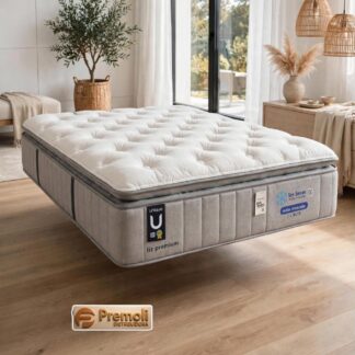 ColchãoLiz Premium 138X188X36 Molas Ensacadas D45 150 kg Plumatex Tecido Aice
